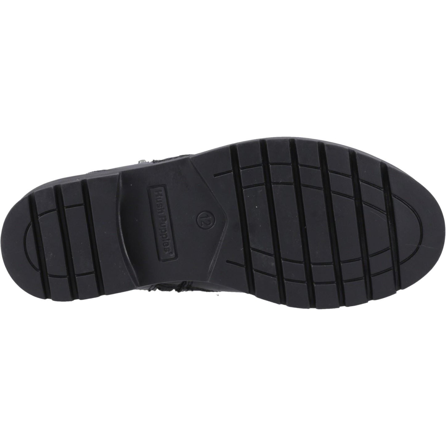 Hush Puppies Liana Leather Youth Black Boots