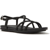 Fitflop Fino Toe-Post Leather Women's All Black Sandals
