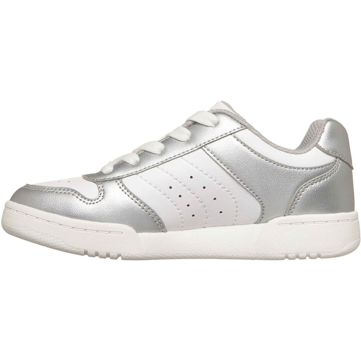 Skechers Quick Street Polyurethane Girl's Silver/White Trainers