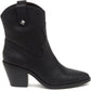Rocket Dog Feather Polyurethane Women's Black Heeled Ankle Boots