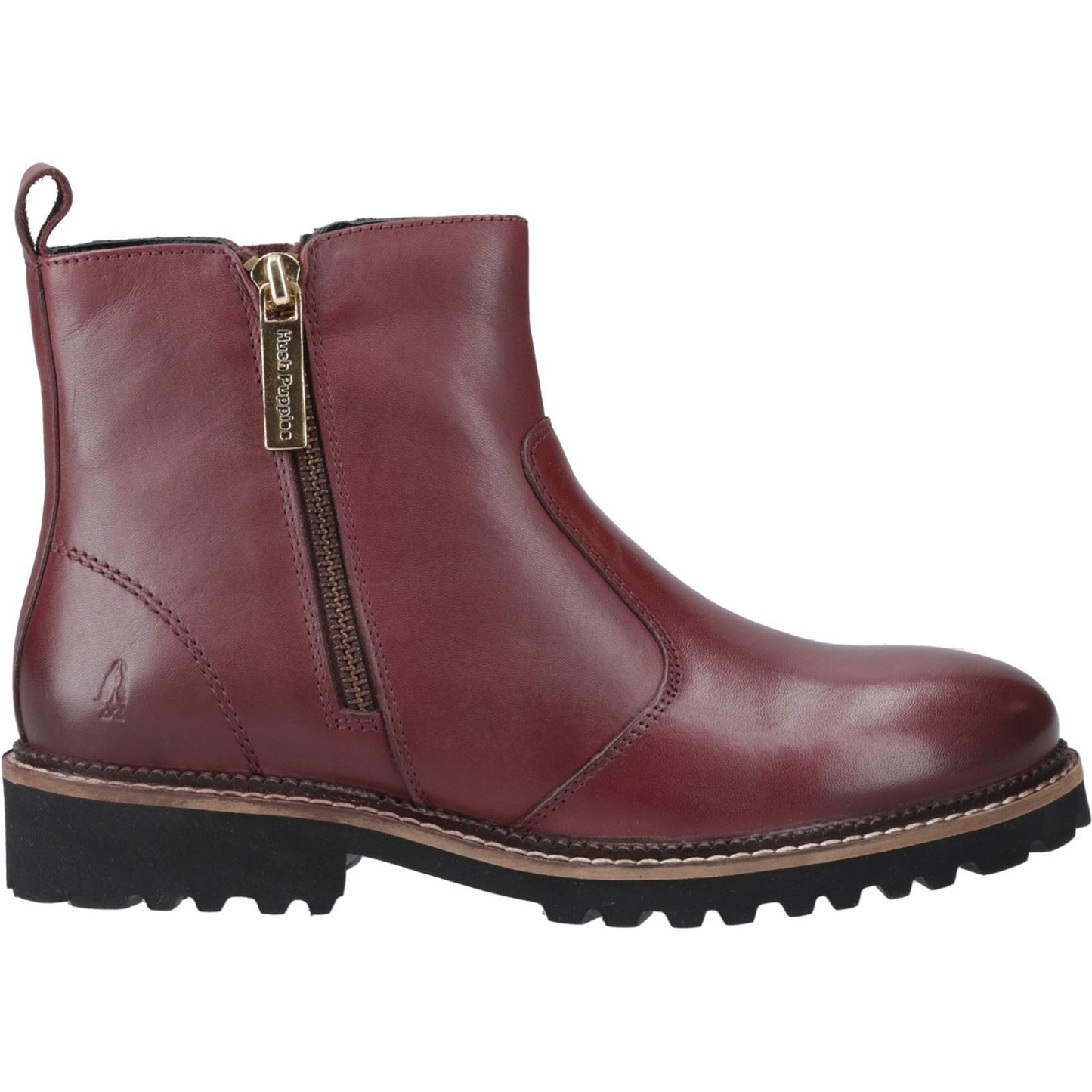 Hush Puppies Women's Grace Zip Boot in Burgundy