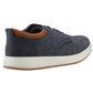 Hush Puppies Bowen Leather Men's Navy Lace-Up Shoes
