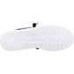 HEYDUDE Men's Wally Funk Open Mesh Shoe in Black/White