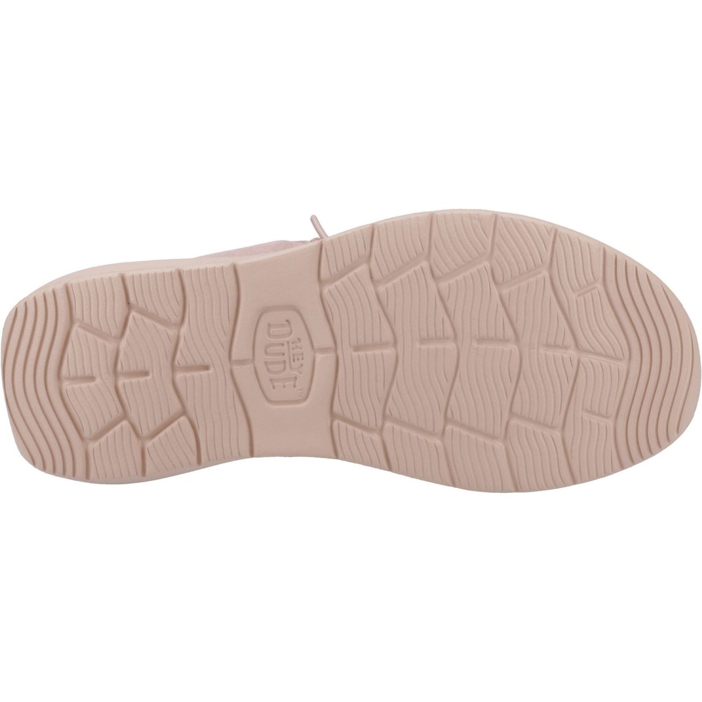 HEYDUDE Wendy COMF Suede Women's Rose Dust Moccasins Shoes