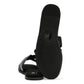 TOMS Sol Mule Leather Women's Black Sandals