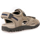 Geox UOMO SANDAL STRADA Men's Sand/Navy Flip Flops