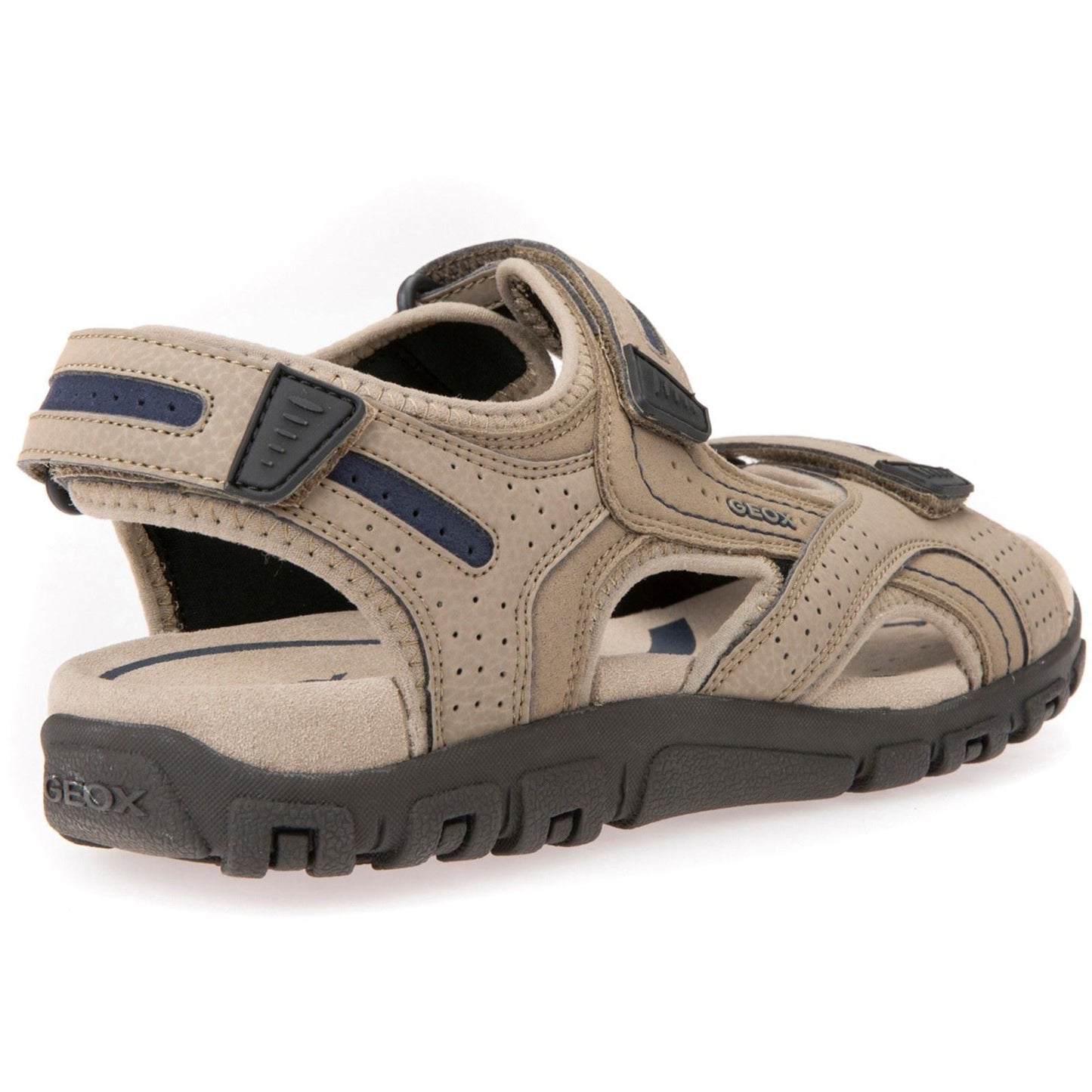 Geox UOMO SANDAL STRADA Men's Sand/Navy Flip Flops