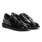 Kickers - 1-10688 WOMENS LOW PAT BLACK