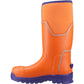 Muck Boots Grit S5 Rubber Men's Orange/Blue Wellington Boots