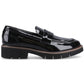 Pod Kaltin Patent Leather Women's Black Loafers