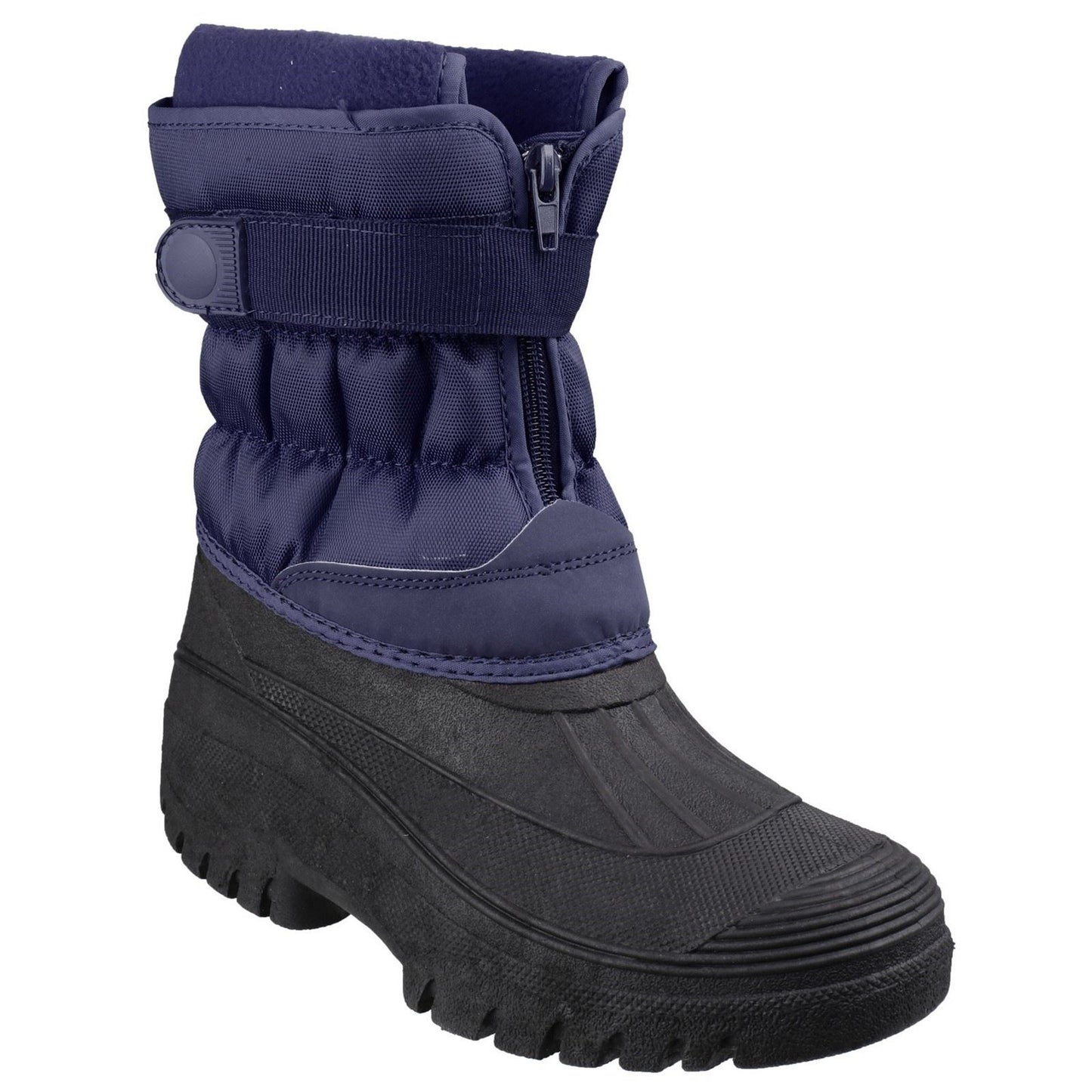 Cotswold Men's Chase Touch Fastening and Zip up Winter Boot in Navy