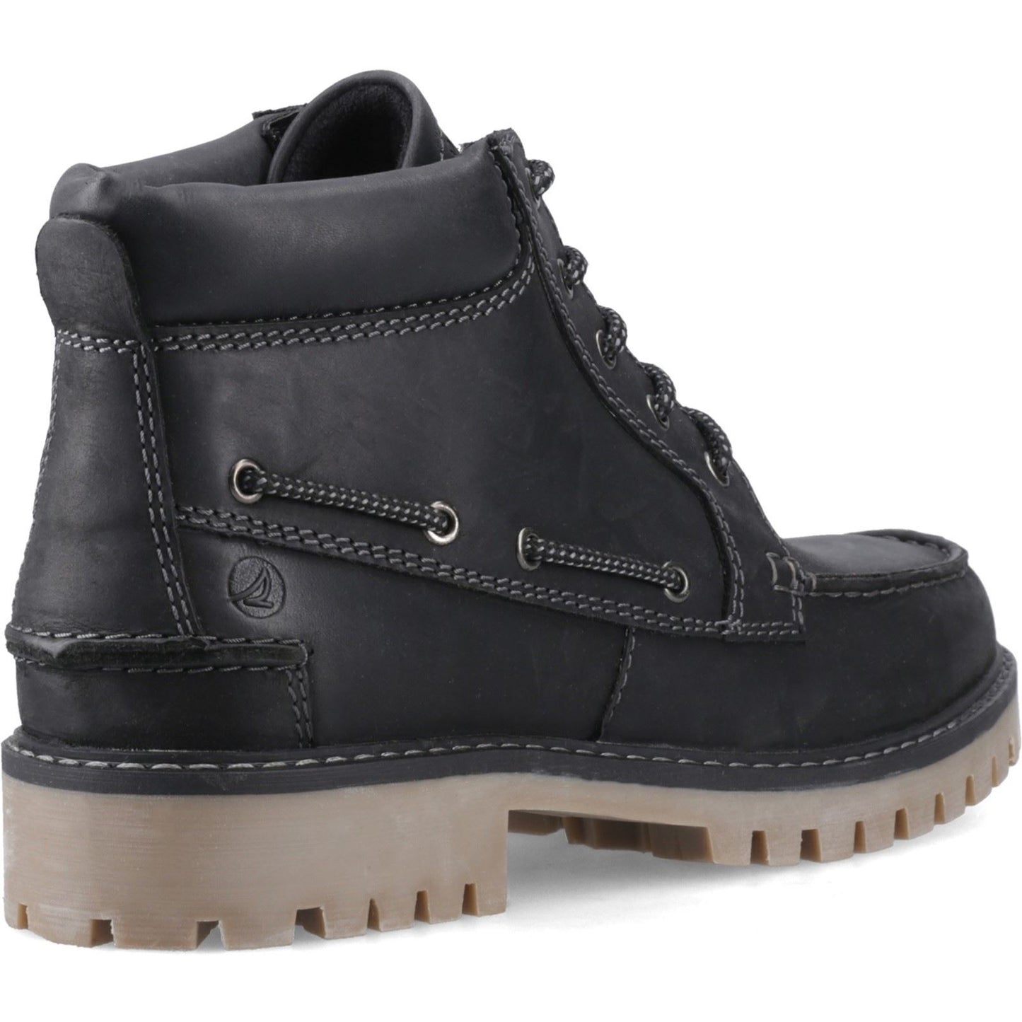 Sperry Baltimore Leather Men's Black Ankle Boots