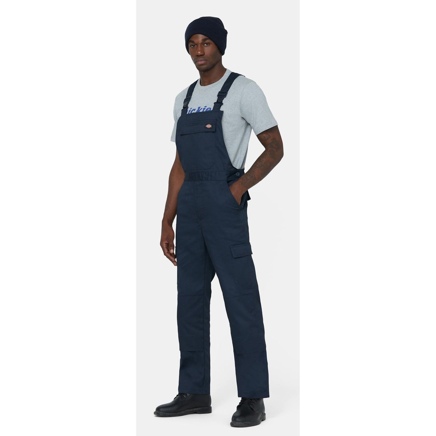 Dickies Men's Everyday Bib and Brace in Dark Navy