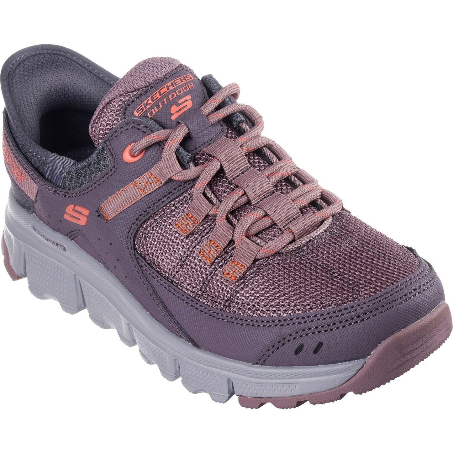 Skechers Women's Summits AT Hiking Shoes in Burgundy/Multi