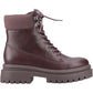 Rocket Dog Danie Faux Leather Women's Dark Brown Heeled Mid Calf Boots