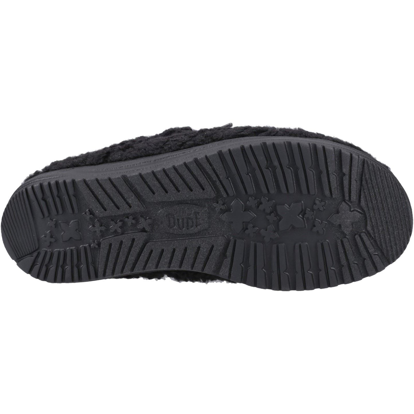 HEYDUDE Wally Polyester Men's Black/Black Mules