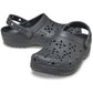 Crocs Classic Floral Cut Out Thermoplastic Black Sand Clogs