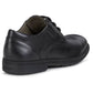 Geox Jr Federico Leather Boy's Black Lace-Up Shoes