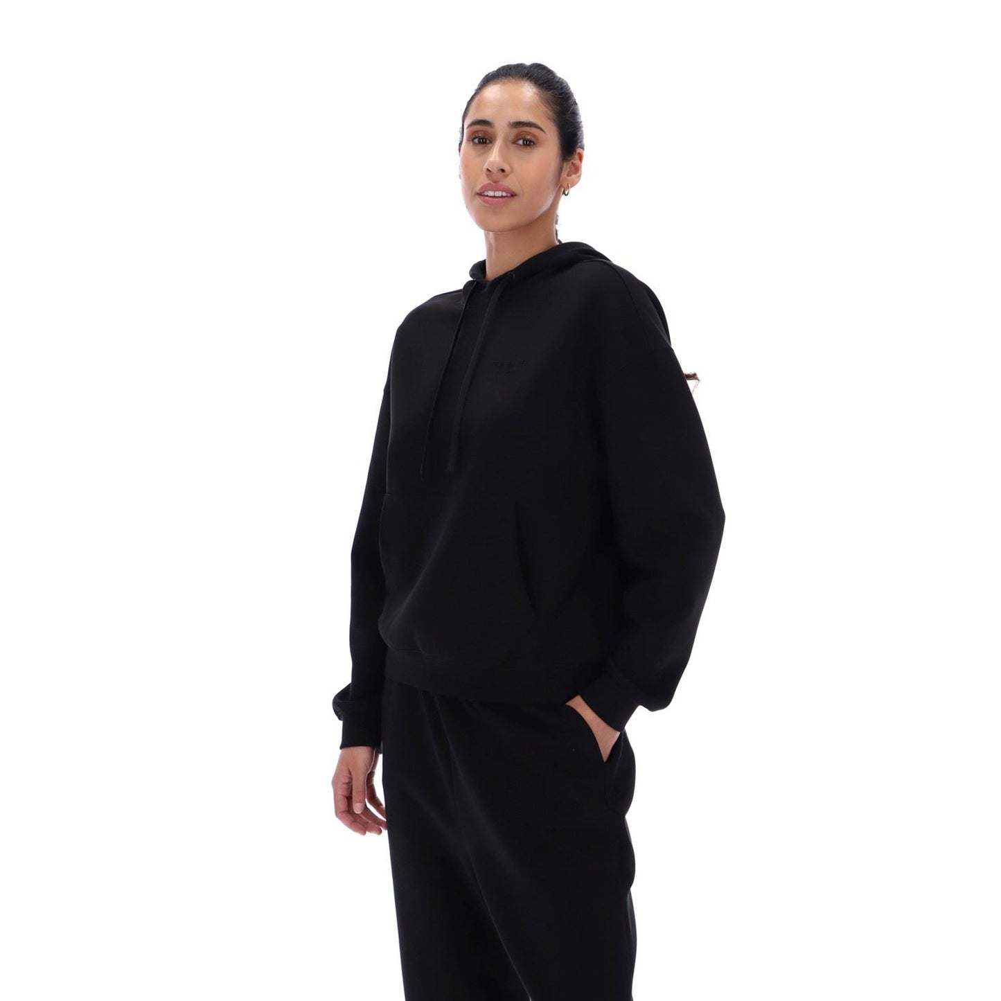 Ted Baker HEIDI TBWHSS2632 Polyester Women's Black Hooded Sweatshirt