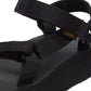 Teva Womens Black Flatform Universal Sandals