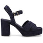 Hush Puppies Ophelia Suede Women's Navy Sandals