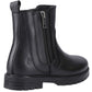 Hush Puppies Liana Leather Junior Black Boots