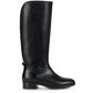Geox D Felicity Leather Women's Black Boots