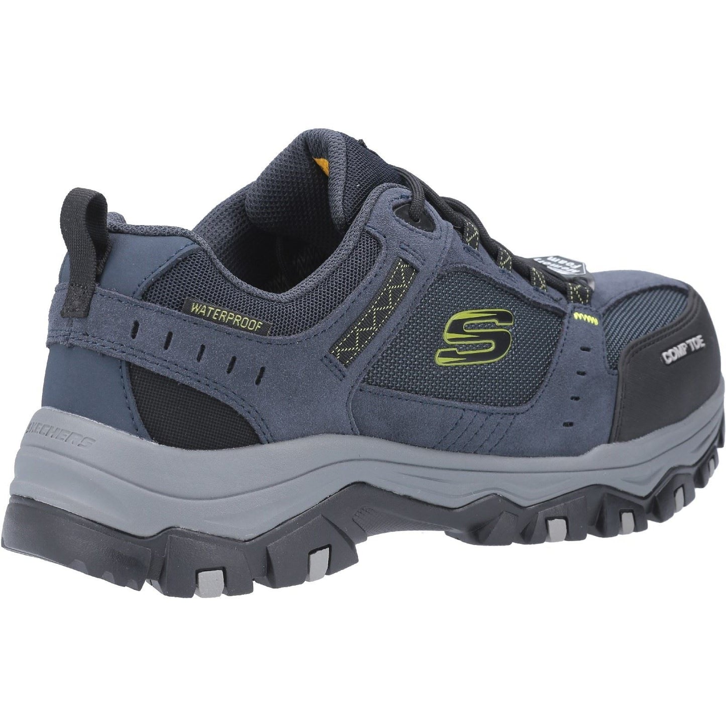 Skechers Workwear Greetah Suede Men's Navy/Black Safety Trainers