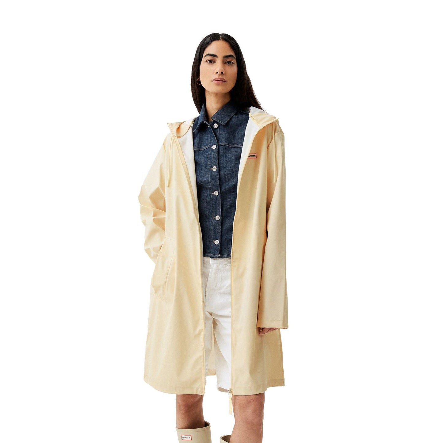 Hunter Andrea Unisex Adults Grey Rain Coat