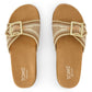 TOMS Marin Slide Textile Women's Almond Multi Sandals