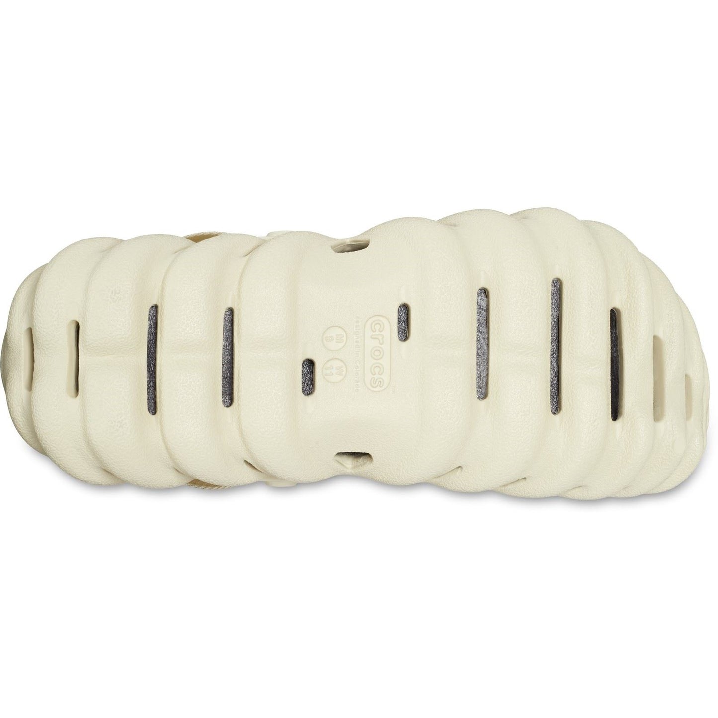 Crocs Echo Thermoplastic Bone/Black Clogs