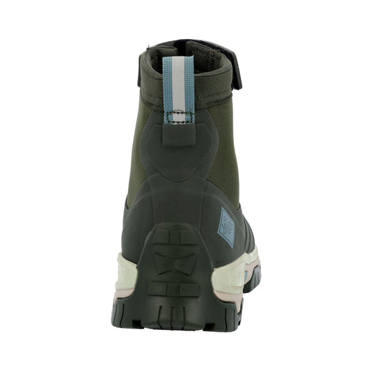 Muck Boots Apex Mid Zip Wellington in Moss