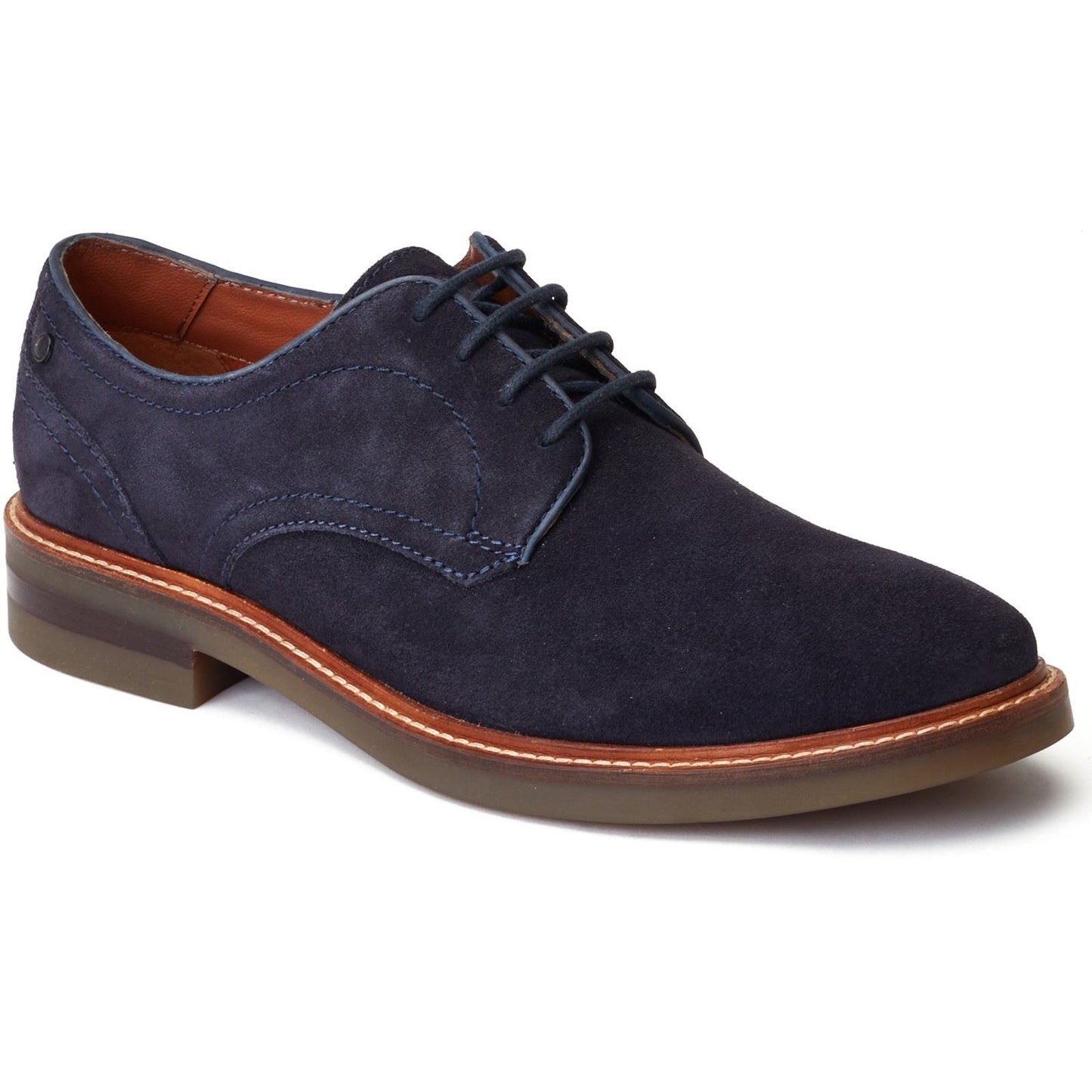 Base London Men's Mawley Derby Shoe in Navy