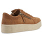 Hush Puppies Tara Suede Leather Women's Tan Trainers