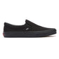 Vans Classic Slip on Black Canvas Skate Trainers VEYEBKA   TOWER London