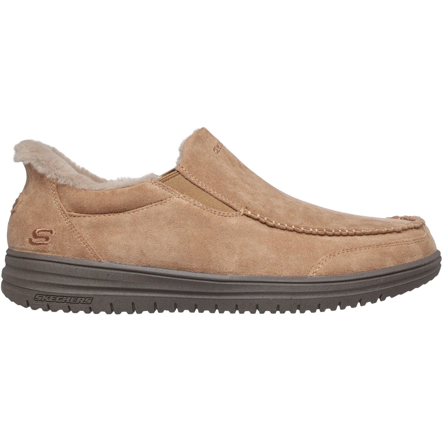 Skechers Murette Scofield Textile Men's Tan Slippers
