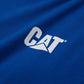 Caterpillar Men's Trademark Banner Long Sleeve T-Shirt in Memphis Blue