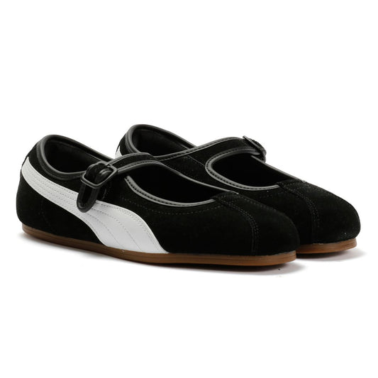 Puma Tacklette Suede Women's Black/White Shoes