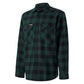 Hard Yakka Men's Long Sleeve Check Flannel Shirt in Green