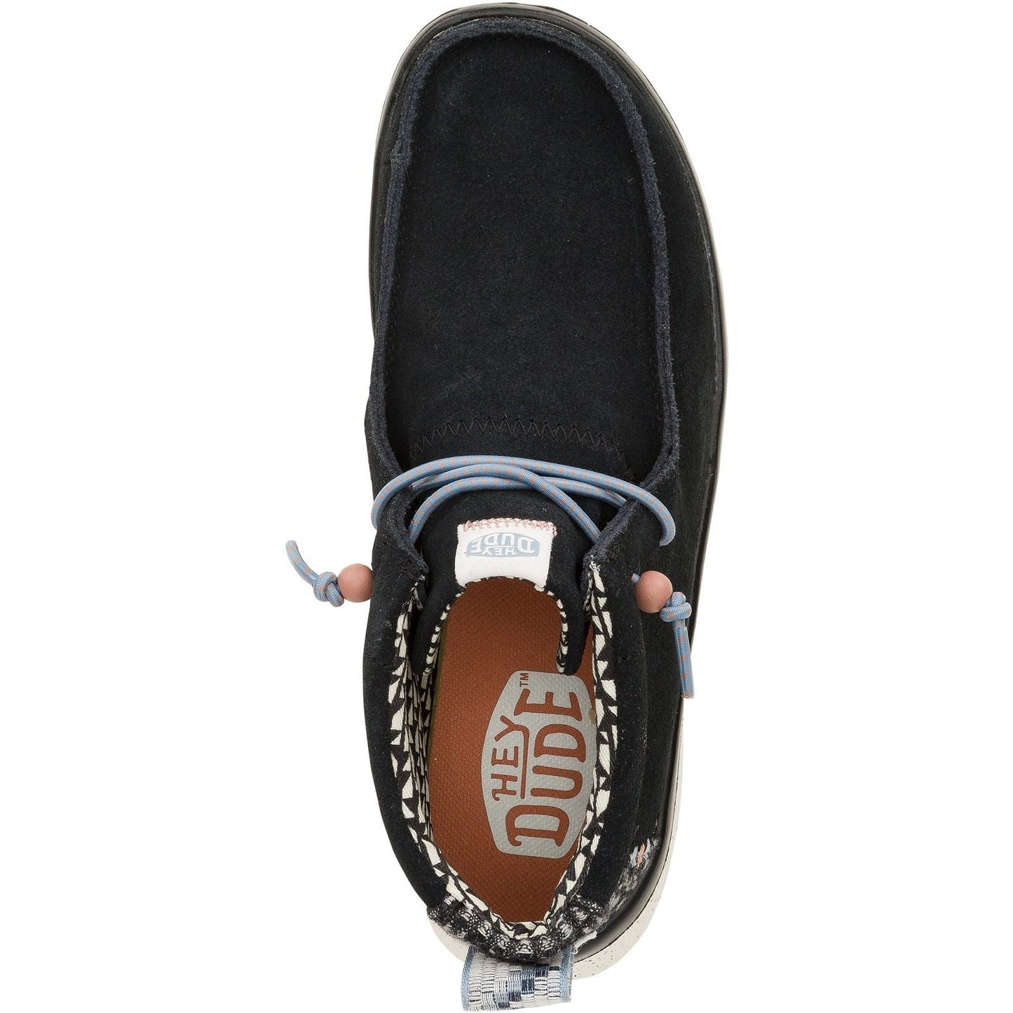 HEYDUDE Women's Wendy Peak Hi Suede Ankle Boots in Black