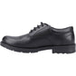 Hush Puppies Bruno Leather Men's Black Derby Shoes
