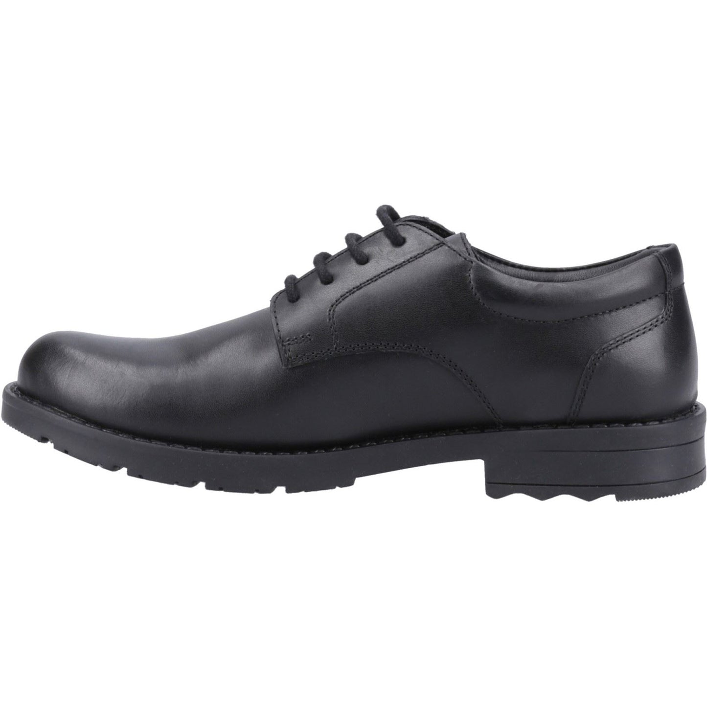 Hush Puppies Bruno Leather Men's Black Derby Shoes