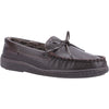 Hush Puppies Men's Ace Leather Slipper in Brown