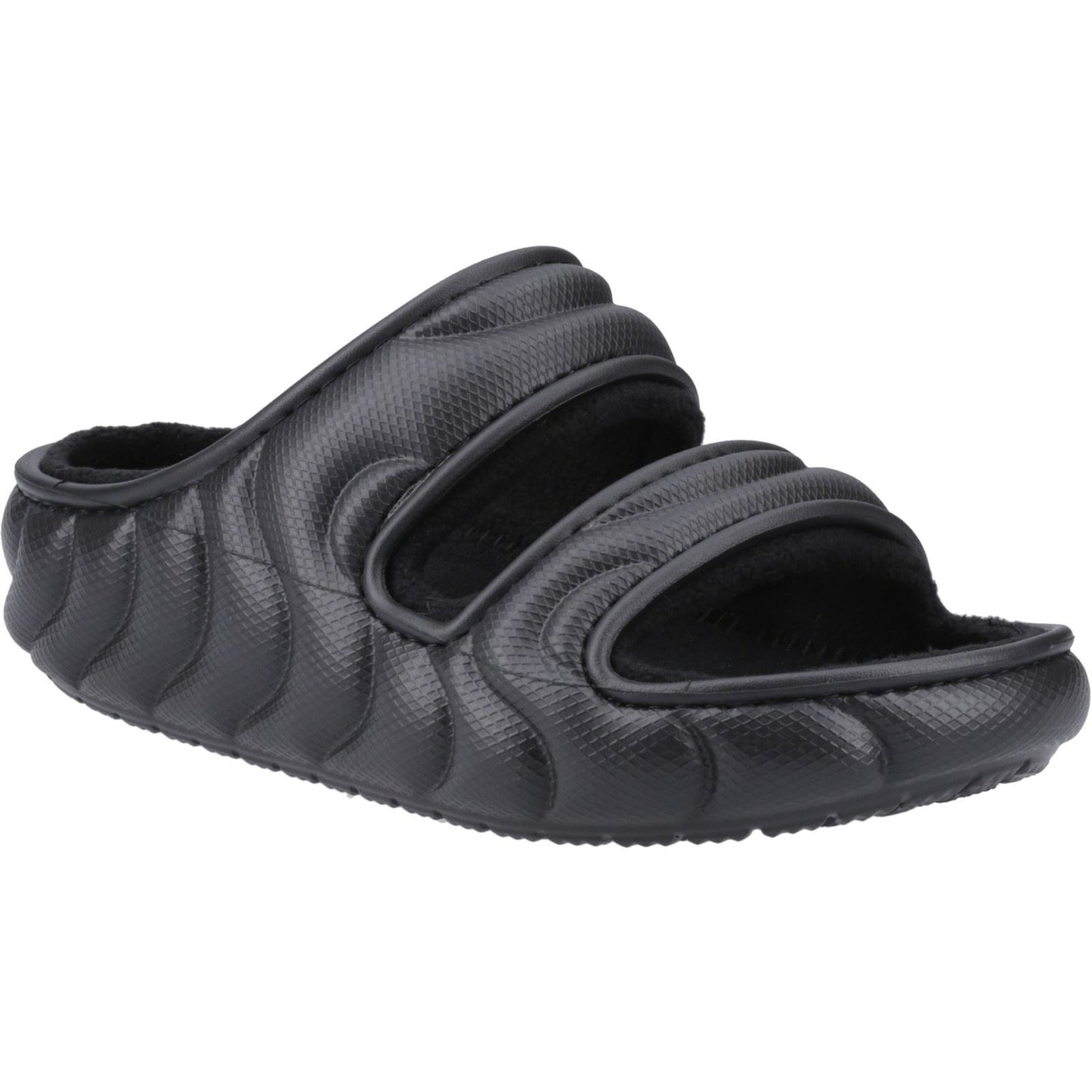 Crocs Women's Classic Cozzzy Overpuff Sandal in Black