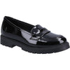 Hush Puppies Hazel Patent Leather Youth Black Loafers