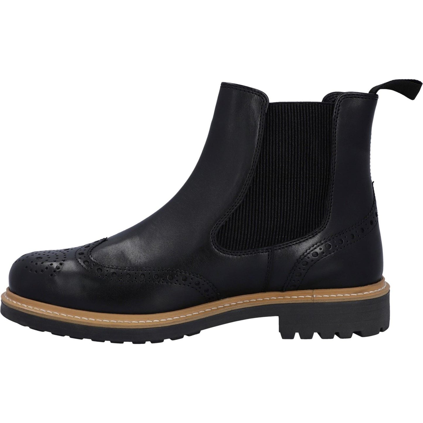Hunter Men's Cawdor Brogue Dealer in Black