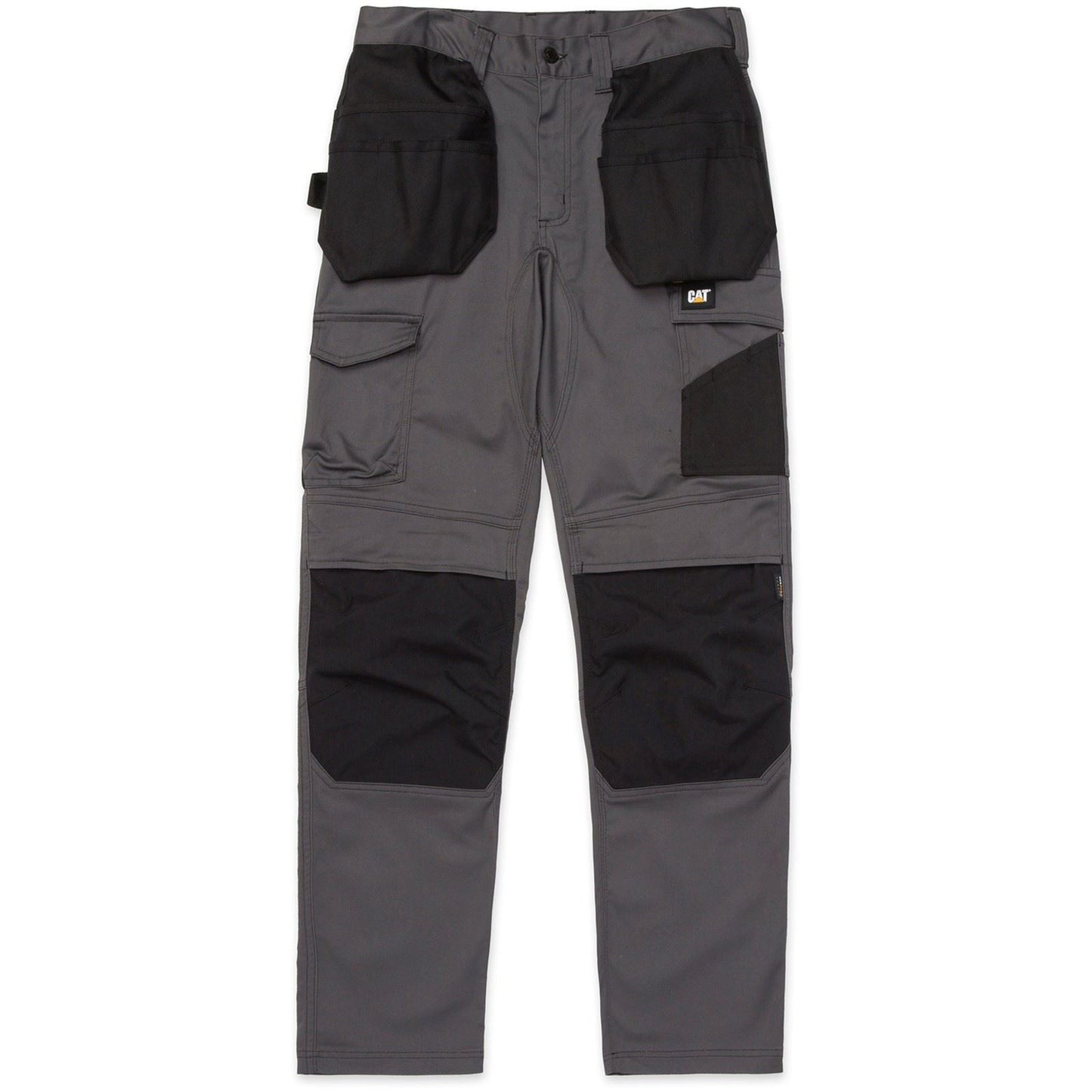 Caterpillar Essential Knee Pocket Stretch Holster Polyester Men's Grey Outdoor Trousers