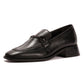 Osprey London The Islington Leather Women's Black Loafers