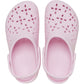 Crocs Classic Floral Cut Out EVA Kid's Pink Milk Clogs