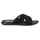 HEYDUDE Women's Christi Slide Distressed Sandal in Black